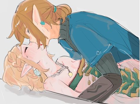 Zelink Fanart Spicy, Link Hot Fan Art, Zelda X Link Fanart, Link And Zelda Fan Art, Link X Zelda Fanart, Zelink Comic, Zelink Kiss, Link And Zelda Kiss, Link Wallpapers