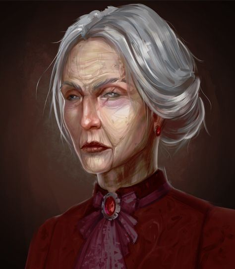 Dnd Portraits, Npc Art, Npc Ideas, Curse Of Strahd, Dnd Npc, 얼굴 그리기, Vampire The Masquerade, Fantasy Portraits, 다크 판타지