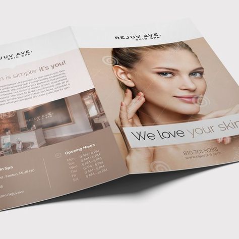 Menu Spa, Beauty Brochures, Spa Brochure, Free Social Media Templates, Spa Menu, Proposal Cover, Vegetable Shop, Skin Aesthetics, Spa Business