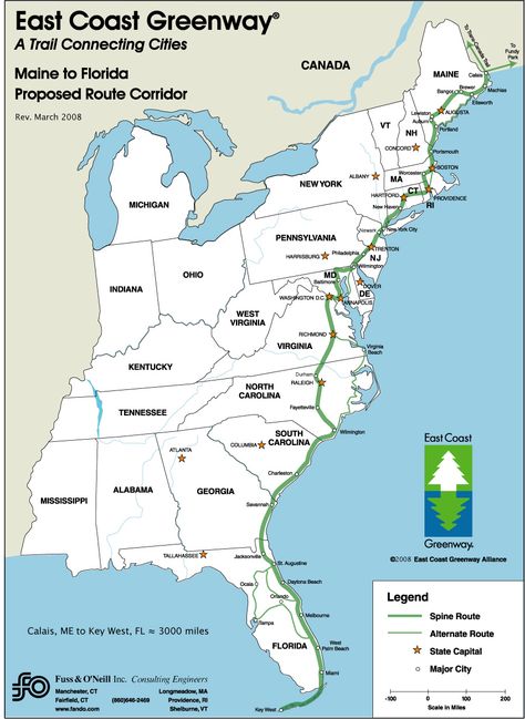 East Coast Map, Bicycle Trail, Urban Bicycle, East Coast Road Trip, Bike Route, Cycling Touring, Bike Path, Bike Trips, Appalachian Trail