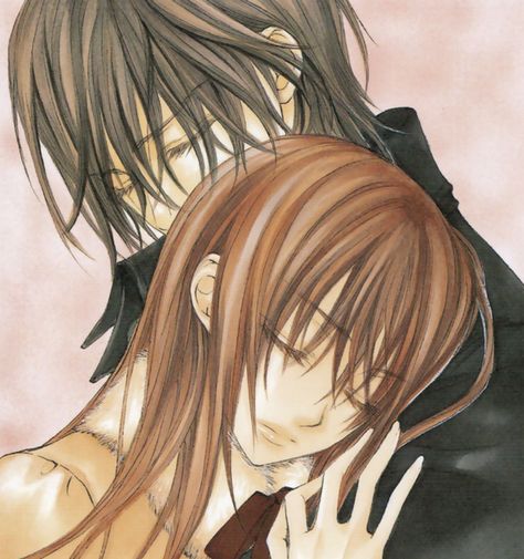 Kaname Kuran  Yuki Kuran(Yuki Cross) - Vampire Knight Anime Yuki And Kaname, Vampire Knight Kaname, Vampire Knight Yuki, Yuki Kuran, Matsuri Hino, Kaname Kuran, Vampire Knights, Vampire Hunter, Vampire Knight