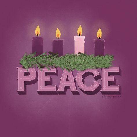 Advent Week 3 Joy, Advent Bible Verses, Peace Advent, Advent Peace, Fourth Sunday Of Advent, Second Sunday Of Advent, Advent Images, Indian Invitation, Peace Candle