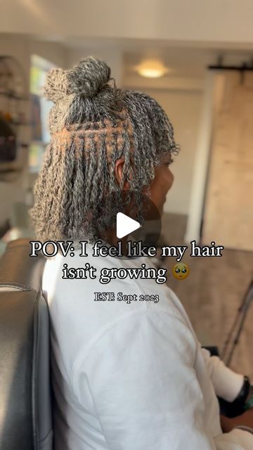 Khadija M. Peters on Instagram: "Sometimes what we believe isn’t what actually is.
❤️🫶
#thelocscreator #mtlhair #mtllocs #montrealhair #microlocs #smalllocs #tinylocs #locjourney #locs" Micro Locs Journey, Gray Microlocs, Microbraid Locs, Micro Locs On Short Hair, Microloc Grid, Medium Microlocs, Micro Locs With Extensions, Short Microlocs Hairstyles, Blonde Microlocs