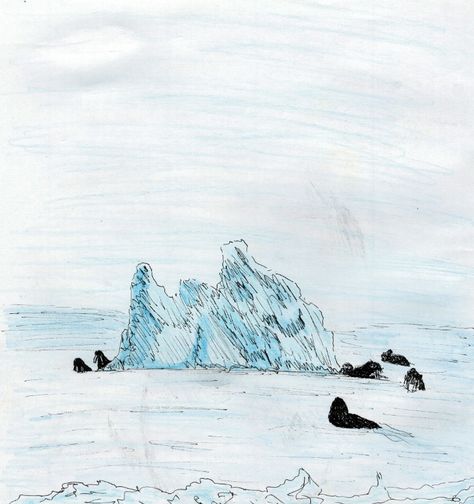 glacier drawing pencil Tundra Drawing, Glacier Drawing, 500 Drawing Prompts, Drawing Prompts, Drawing Prompt, Drawing Pencil, Concept Art Drawing, Drawing Base, Drawing Reference