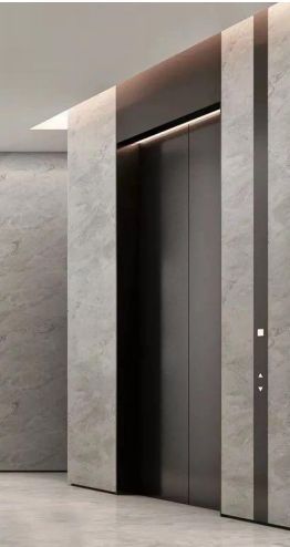 Lift Lobby Design, Elevator Lobby Design, Lobby Designs, Compound Wall Design, Elevator Interior, Elevator Lobby, Hotel Lobby Design, Medical Office Design, Cladding Design