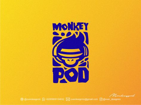 Monkey Logo Design, Monkey Logo, Logo Inspiration, Global Community, Creative Professional, Advent, Logo Design, ? Logo, Logos