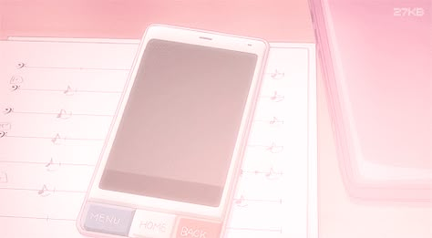 Anime Phone Gif, Anime Phone Aesthetic, Aesthetic Anime Gif, Phone Gif, Gif Kawaii, Paper Phone, Phone Anime, Anime Phone, Vinnie Hacker