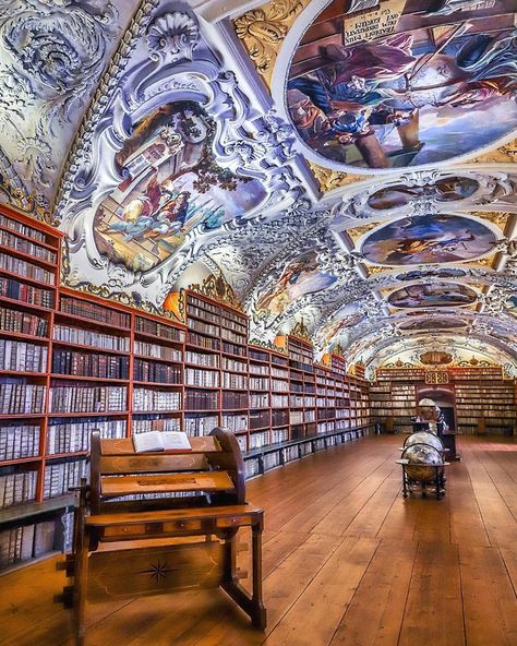 Prague Library, Library Prague, Prague Christmas, Cheapest Flights, Types Of Architecture, Prague Travel, Library Architecture, Cheap Flight, Cheap Flight Tickets