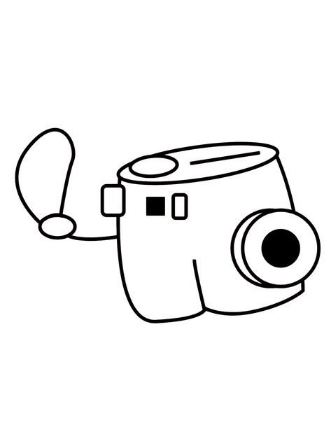 Camera - Lol Coloring Pages Lol Coloring Pages, Lol Coloring, Coloring Pages For Adults, Sketchbook Art, Sketchbook Art Inspiration, Art Sketchbook, Adult Coloring Pages, Coloring Pages, Sketch Book