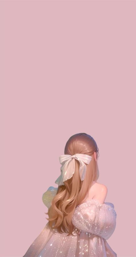 Pink Cartoon Wallpaper, Girly Phone Backgrounds, Lockscreen Coquette, Girly Aesthetic Wallpaper, Pink Anime Aesthetic, Pink Lockscreen, Feminine Wallpaper, رسم كاريكاتير