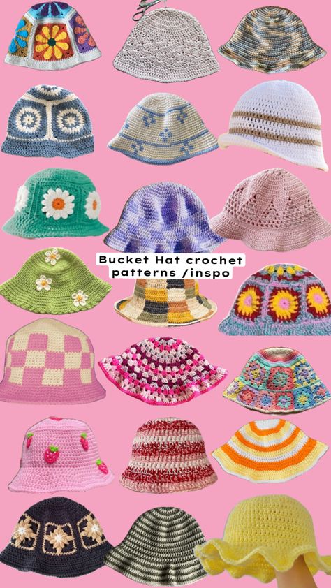 A collection/collage of different styles and patterns for making crocheted bucket hats. If you are the app, you should be able to click each individual one and be redirected to the original pin. 

I take no credi for the creations in my pin. I just put them together here.


Bøllehat, Hæklet Bøllehat Bucket Hat Outfit Crochet, Bucket Hat Rajut, How To Knit A Bucket Hat, Crochet Pattern Bucket Hat, How To Crochet A Bucket Hat, Crochet Bucket Hat Outfit, Bucket Crochet Hat, Crochet Website, Crochet Bucket Hat Free Pattern