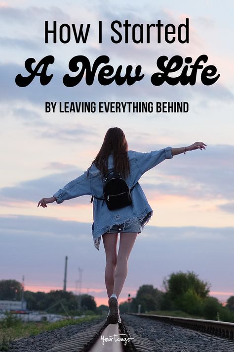 When you leave everything behind and start a new life, it's difficult to let go of the past. But when you leave room for new beginnings, you become a different, better person. New Life Beginning, Leaving Everything Behind, Start A New Life, Let Go Of The Past, Better Person, Growth Tips, When You Leave, Leaving Home, Soul Quotes