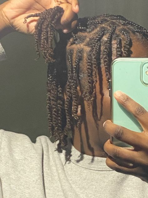 Mini Dreads, Half Braided Hairstyles, Hair Twists Black, Natural Hair Men, Future Hairstyles, Male Hairstyles, Half Braid, Hair Twists, Dreadlock Styles