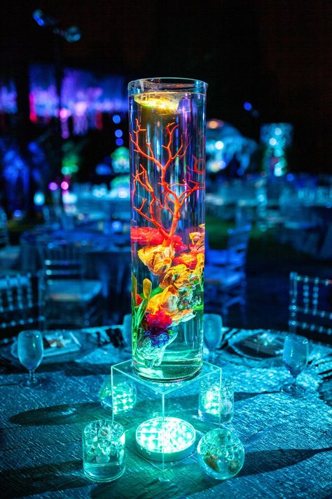 Nautical Gala Theme, Aquarium Theme Wedding, Underwater Quinceanera, Corporate Award Ceremony Ideas, Prom Themes Under The Sea, Under The Sea Gala Theme, Atlantis Prom Theme, Under The Sea Prom Theme Decoration, Under The Sea Gala