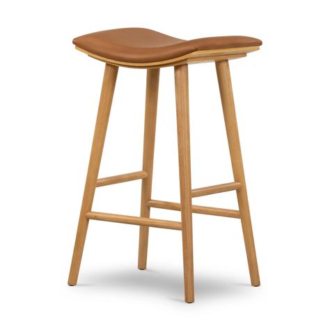 Shop Union Saddle Bar Stool | Burke Decor Saddle Bar Stools, Bar Counter Stools, Saddle Stools, Upholstered Stool, Bar Height Stools, Modern Stools, Dining Stools, Leather Bar Stools, Leather Bar