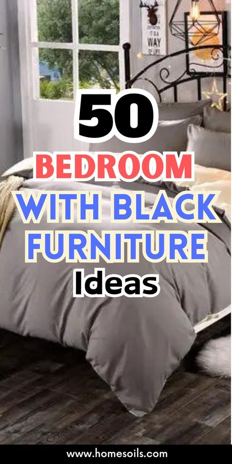 Discover 50 elegant room ideas incorporating black furniture and bed frames to create a sophisticated space. Explore chic decor, stylish accents, and modern layouts perfect for enhancing your bedroom. Transform your room with these inspiring black furniture ideas. Black Bed Frame Decor Ideas, Cozy Bedroom Ideas Black Furniture, Bedding For Black Bedroom Furniture, Bedding For A Black Bed Frame, Rugs For Black Bedroom Furniture, Minimalist Bedroom With Black Furniture, Black Bed White Furniture, Black Bedroom Design Ideas, Bedrooms With Black Bed Frame