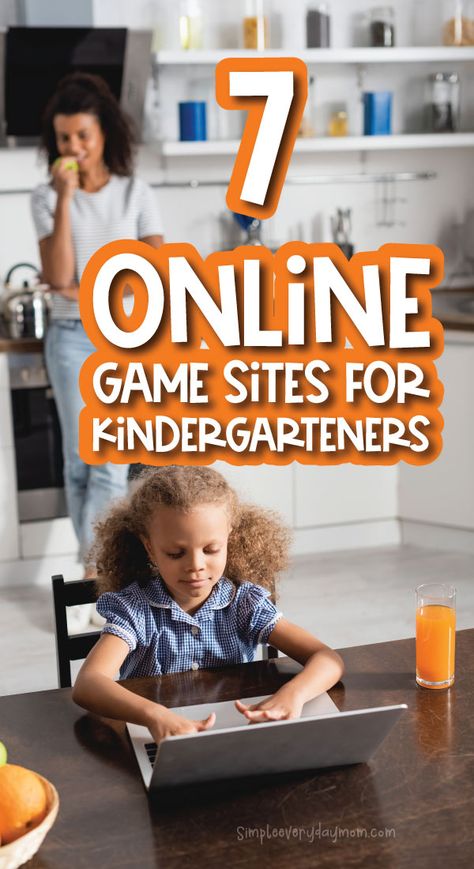 7 Awesome Sites To Play Kindergarten Games Online Computer Activities For Kids, Pre K Games, Free Computer Games, Computer Games For Kids, Learning Websites For Kids, Fun Educational Games, Online Games For Kids, Teaching Game, School Computers