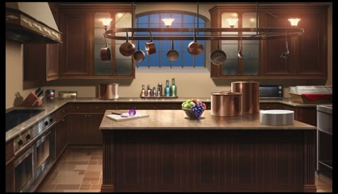 Anime House Interior Kitchen, Gacha Dining Room Background, Episode Kitchen Background, Anime Kitchen Background, Gacha Kitchen Background, Anime Kitchen, Fond Gacha Life, Background Gacha Life, Kitchen Background