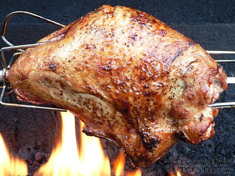 How To Make Rotisserie Turkey Breast - How To Cook Like Your Grandmother Rotisserie Turkey Breast, Cajun Turkey Breast, Rotisserie Recipes, Weber Recipes, Rotisserie Turkey, Bbq Foods, Thanksgiving Festivities, Cajun Turkey, Butterball Turkey