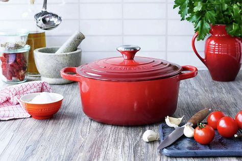 Macy’s is having a huge sale on Le Creuset cookware Le Creuset Dutch Oven, Le Creuset Cast Iron, Le Creuset Cookware, Cast Iron Dutch Oven, Woks, Enameled Cast Iron, Cast Iron Cookware, Cookware Sets, Kitchen Cookware