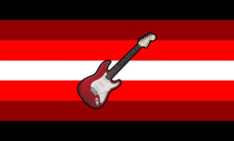 Guitar Xenogender, Sound Aesthetic, Red Electric Guitar, Xeno Hoard, Electric Guitars, Pride Flags, The Sound, Electric Guitar, Sound