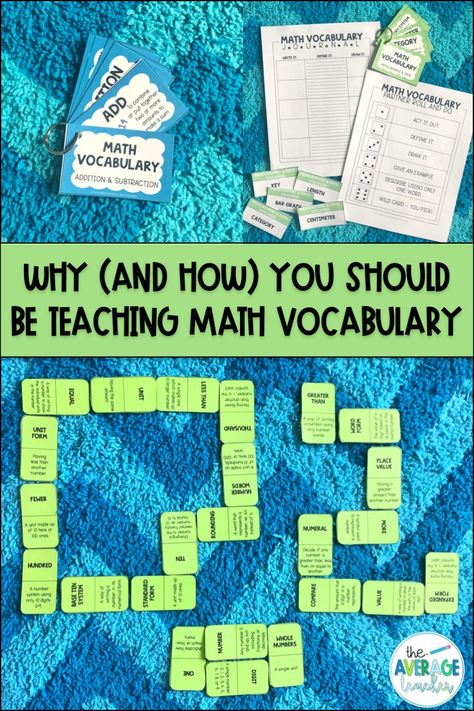 Fun Vocabulary Activities, Teaching Math Vocabulary, Math Vocabulary Activities, Mandala Tattoo Back, Math Vocabulary Words, Teach Vocabulary, High School Math Classroom, Math Coach, Middle School Math Classroom