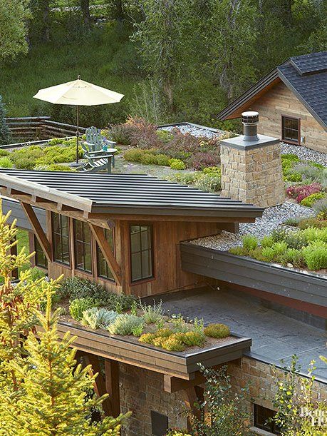 Roof Deck Roof Decks, Green Roof System, Flagstone Path, Steel Pergola, Living Roofs, Outdoor Entertaining Spaces, Rooftop Patio, Rooftop Deck, Steamboat Springs