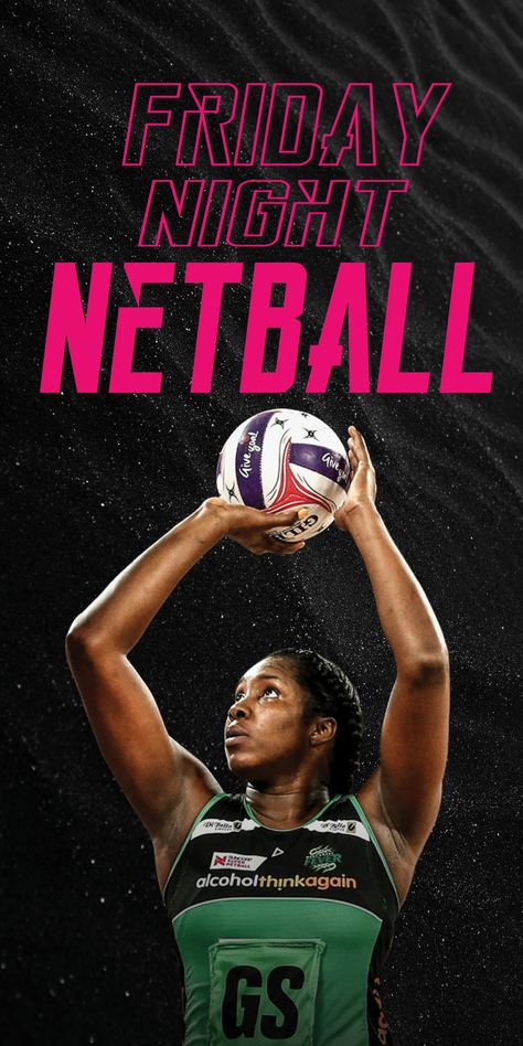 Suncorp Super Netball, Netball Photoshoot, Netball Poster, Sports Photoshoot, Promotional Poster, Sports Poster, Sports Flyer, Board Inspiration, Mood Board Inspiration