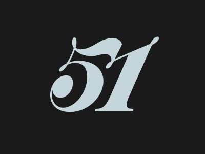 51.... it only happens once in a life time! But you get to keep it for a year. Logo With Numbers Ideas, 50 Typography Number, 51 Number, 5 Typography, Number Logo Design, Number Typography, Numbers Typography, Number Logo, Logo Number