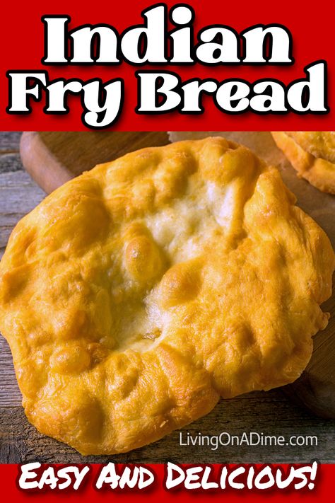 This easy Indian Fry Bread Recipe makes a delicious fry bread that can be used to make Navajo Tacos, also called Indian Tacos. We like to make the tacos, but sometimes the kids just like to eat the fry bread with honey. Either way they are delicious! Homemade Indian Fry Bread, Fry Bread With Yeast, Easy Indian Fry Bread, Deep Fried Bread Dough, Native Fry Bread, Indian Fry Bread Recipe Easy Air Fryer, How To Make Indian Fry Bread, Indian Fry Bread Tacos, Lakota Fry Bread Recipes