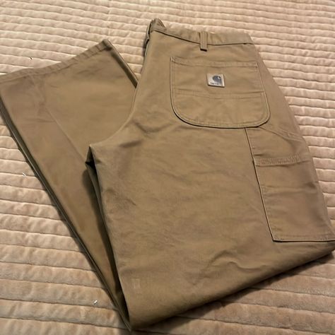 Reposhing This Item I Purchased From @Barber98. Didn’t Fit Right, Never Worn Questions? Leave A Comment Below! Carhartt Pants, Men Carhartt, Utility Pants, Brown Pants, Pants For Men, Mens Khakis, Pants Men, Carhartt Mens, Stone Island