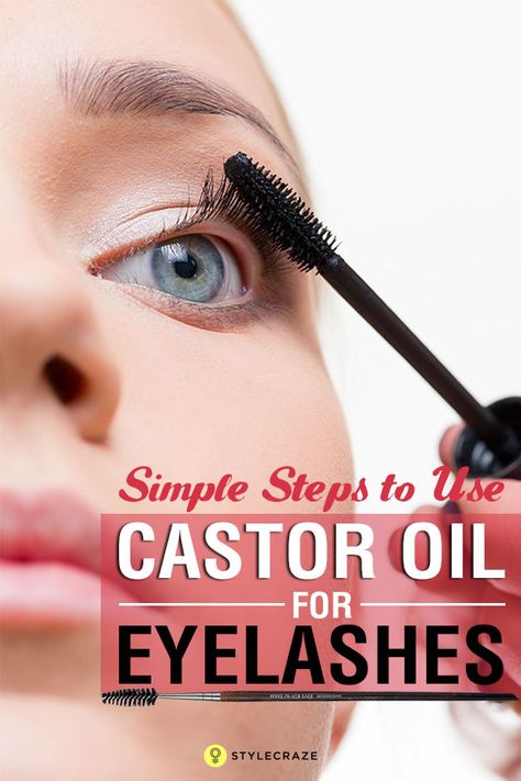 Castor Oil For Eyelashes, Oil For Eyelash Growth, Big Eyelashes, Caster Oil, Eyelashes Tutorial, Castor Oil Eyelashes, Eyelash Tips, White Eyelashes, How To Grow Eyelashes