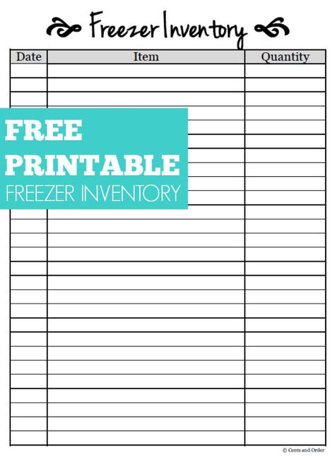 Keep track of your freezer inventory with this free printable. Great way to keep track of freezer meals and bulk food. Printable Freezer Inventory Sheets, Freezer Inventory List Free Printables, Freezer Inventory Printable Free, Freezer Inventory Printable, Inventory Sheet, Freezer Inventory, Inventory Printable, Preppers Pantry, Pantry Inventory