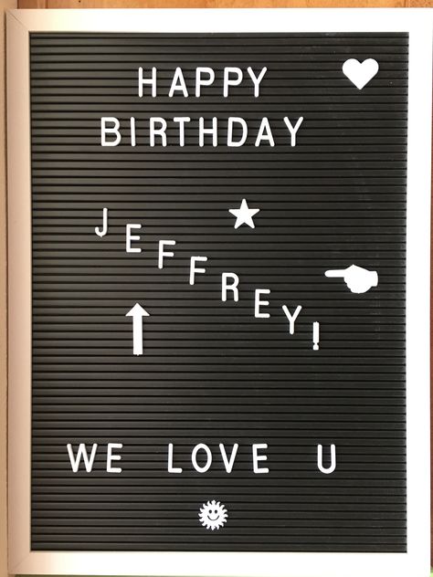 Letter Board Happy Birthday, Birthday Message Board, Happy Birthday Letter, Happy Birthday Message, Message Board Quotes, Birthday Letter, Letter Boards, Board Quotes, Birthday Message