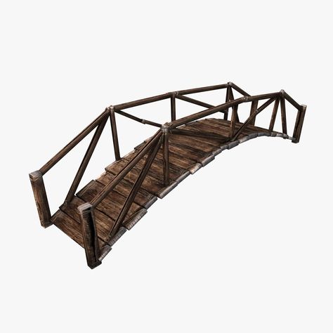 Curve plank bridge 3D Model #AD ,#plank#Curve#Model#bridge Plank Bridge, Architecture Bridge, Wooden Plank, 3d Architecture, Curve Model, Wooden Bridge, Business Cards Creative Templates, Contemporary Garden, Aging Wood