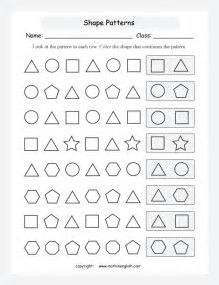 Recreate if anything on construction paper for the children to finish the pattern Preschool Pattern Worksheets, Preschool Patterns, Math Patterns, Printable Shapes, Pattern Worksheet, Worksheets For Preschool, 1st Grade Math Worksheets, Shapes Worksheets, 2nd Grade Worksheets