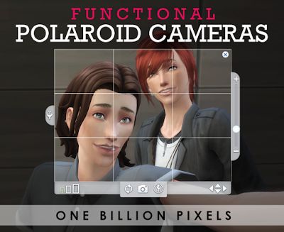 My Sims 4 Blog: Functional Polaroid Cameras by NewOne Sims 4 Skills, Sims Design, Polaroid Cameras, Sims 4 Blog, 4 Family, Sims 4 Traits, Sims Packs, Sims 4 Mm Cc, Sims 4 Game Mods