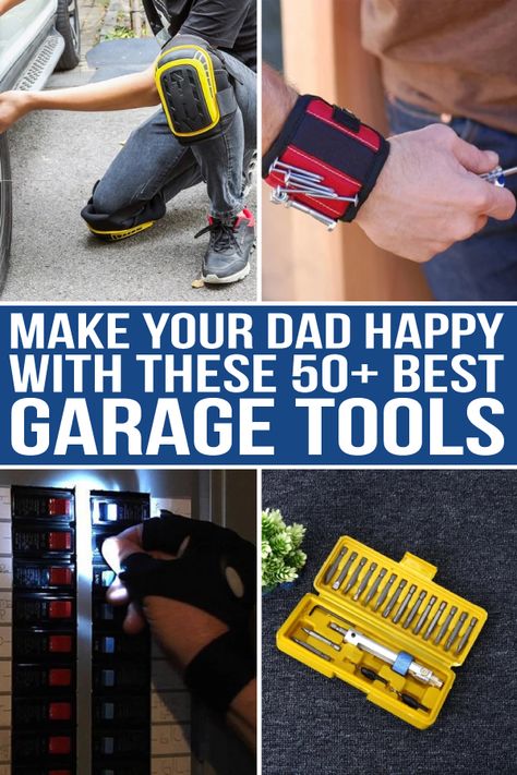 Every dad has only one obsession: having everything available needed for his garage work. Keeping in line with that, grab all the cool gadgets available here to help him be the superhero of the house! Garage Gadgets, Garage Gifts, Gifts For Rv Owners, Handyman Gifts, Man Garage, Garage Gift, Gifts For Dads, Garage Accessories, Unique Gadgets