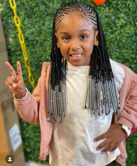 Lil Girl Hairstyles, Kid Braid Styles, Toddler Hairstyles Girl, Braided Cornrow Hairstyles, Girls Natural Hairstyles, Cute Box Braids Hairstyles, Quick Braided Hairstyles, Girls Hairstyles Braids