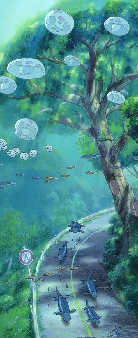 Ponyo Anime, Ghibli Background, Ghibli Wallpaper, Underwater Wallpaper, Art Studio Ghibli, Studio Ghibli Films, Personajes Studio Ghibli, Studio Ghibli Background, Scene Wallpaper