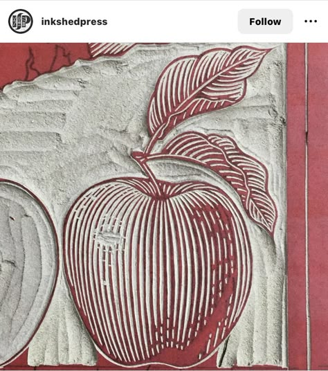 Diy Stamps, A Level Art Sketchbook, Linoleum Print, Linocut Printmaking, Lino Art, Hand Carved Stamps, Relief Printing, Apple Prints, Linocut Art