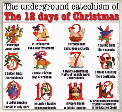 The Underground Catechism of the 12 Days of Christmas The Epiphany, 3 Kings, Roi Mage, Apostles Creed, Days Of Creation, Christmas Apps, Religious People, Christmas Decorations For Kids, True Meaning Of Christmas