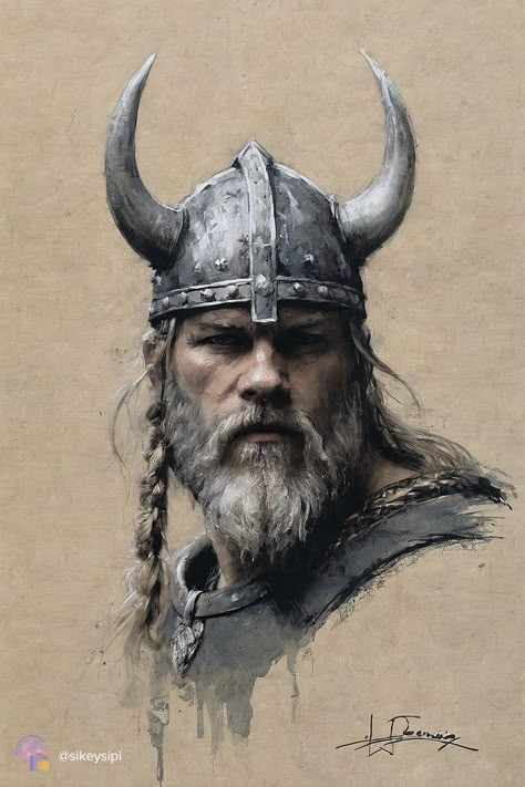 Valkyrie Norse, Arte Viking, Sugar Skull Artwork, Ancient Artefacts, Sands Of Time, Celtic Warriors, Warriors Wallpaper, Realistic Pencil Drawings, Viking Helmet