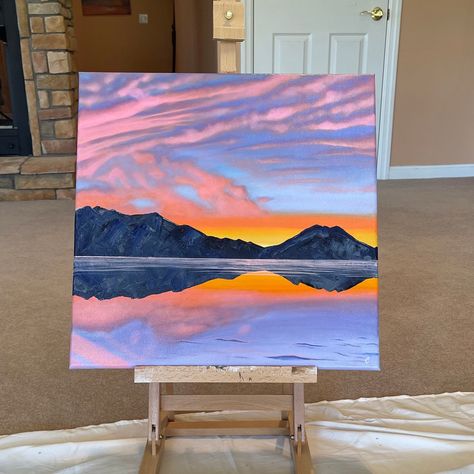 Excited to share this item from my #etsy shop: Mountains Painting Sunset Wall Art Mountain Wall Decor Colorful Art Living Room Painting Canvas Room Painting Canvas, Mountain Sunset Painting, Wall Decor Colorful, Living Room Painting, Mountains Painting, Mountain Wall Decor, Sky Art Painting, Painting Sunset, Room Painting