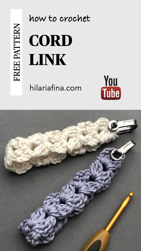 free crochet pattern beginners First Crochet Project, Crochet Keychain Ideas, Crochet Lanyard, Wristlet Patterns, First Crochet, Keychain Ideas, Basic Stitches, Crochet Towel, Crochet Cord