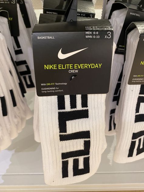 NIKE ELITE BASKETBALL CREW SOCKS Nba Socks, Nike Basketball Socks, Nike Nba, Nike Elite Socks, Basketball Socks, Nike Elite, Elite Socks, Nike Basketball, Mens Socks