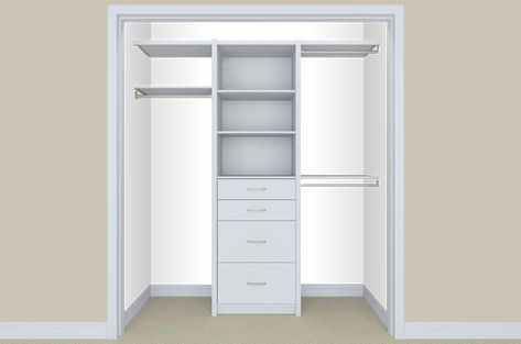 Closet Maid, White Closet, Closet Kits, Closet Remodel, Laundry Closet, Closet Space, Closet Designs, Closet Bedroom, Closet Design