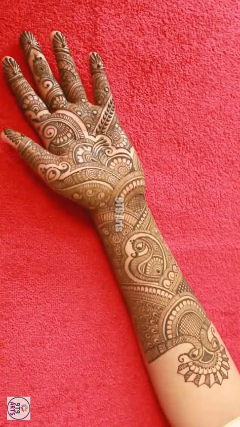 Mehndi Designs Till Elbow, Marwadi Mehendi Designs, Arabic Bridal Henna, Mehndi Designs For Bride, Henna Mehndi Designs, Simple Arabic Mehndi Designs, New Bridal Mehndi Designs, Mehndi Designs Bridal Hands, Rose Mehndi Designs