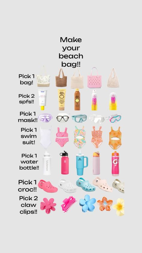 Things To Bring To The Beach, Pack Suitcase, Choose Outfit, Road Trip Kit, Beach Tips, Make A Basket, Boo Baskets, Random Products, Preppy Inspiration