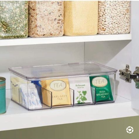 #amazoninfluencer #pantryorganization #pantryorganizationideas #pantry #organizationideas #organizedhome #organizedkitchen #organizedpantry Teabag Storage, Irish Breakfast Tea, Housewares Design, Coffee Sachets, Tea Box Storage, Tea Organization, Irish Breakfast, Tea Bag Organizer, Tea Storage